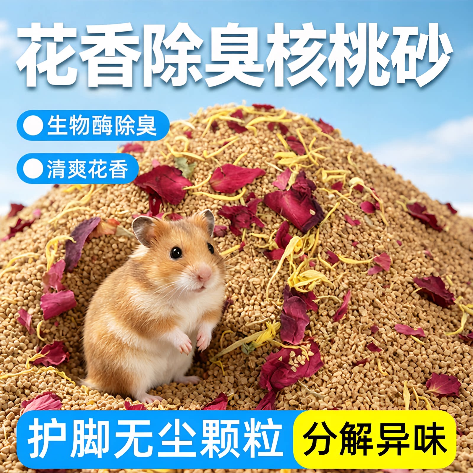 仓鼠垫料核桃砂仓鼠生物酶除臭