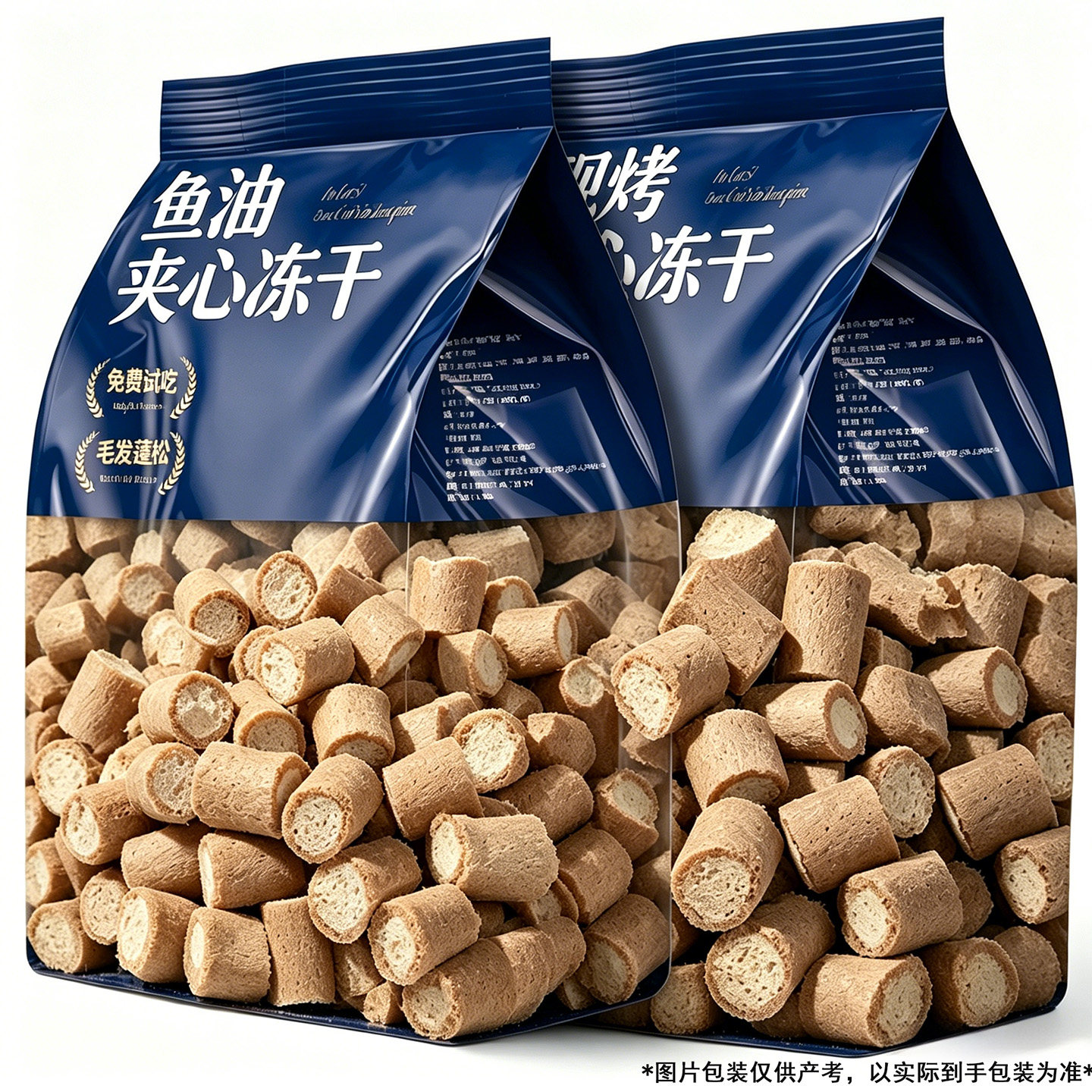 猫狗冻干鱼油磨牙零食