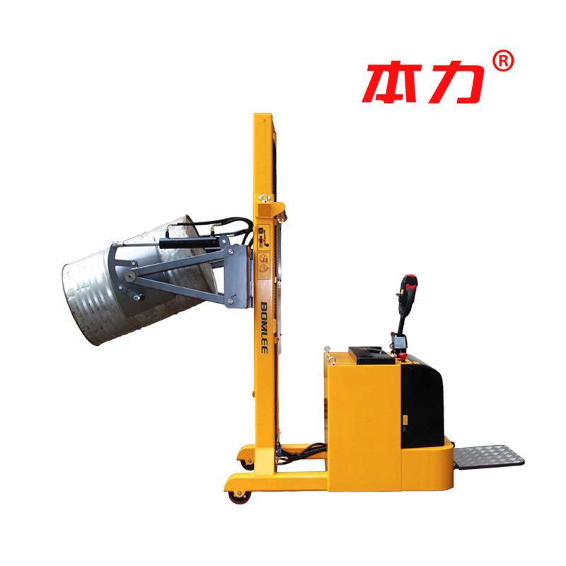 嘉兴YL420配重油桶液压堆高倒料车|厂家