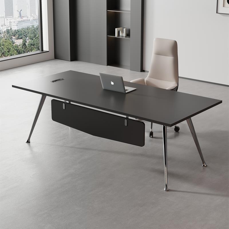 老板办公桌轻奢高级感极简小空间女式单人现代设计师款主管经理桌