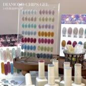 RETA 14号 碎钻胶美甲专用甲油胶爆闪反光1 VIVI 甲油胶14色瓶装