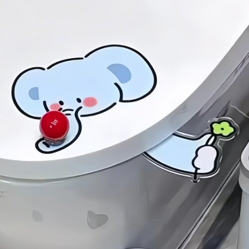 超可爱一套的马桶提盖器