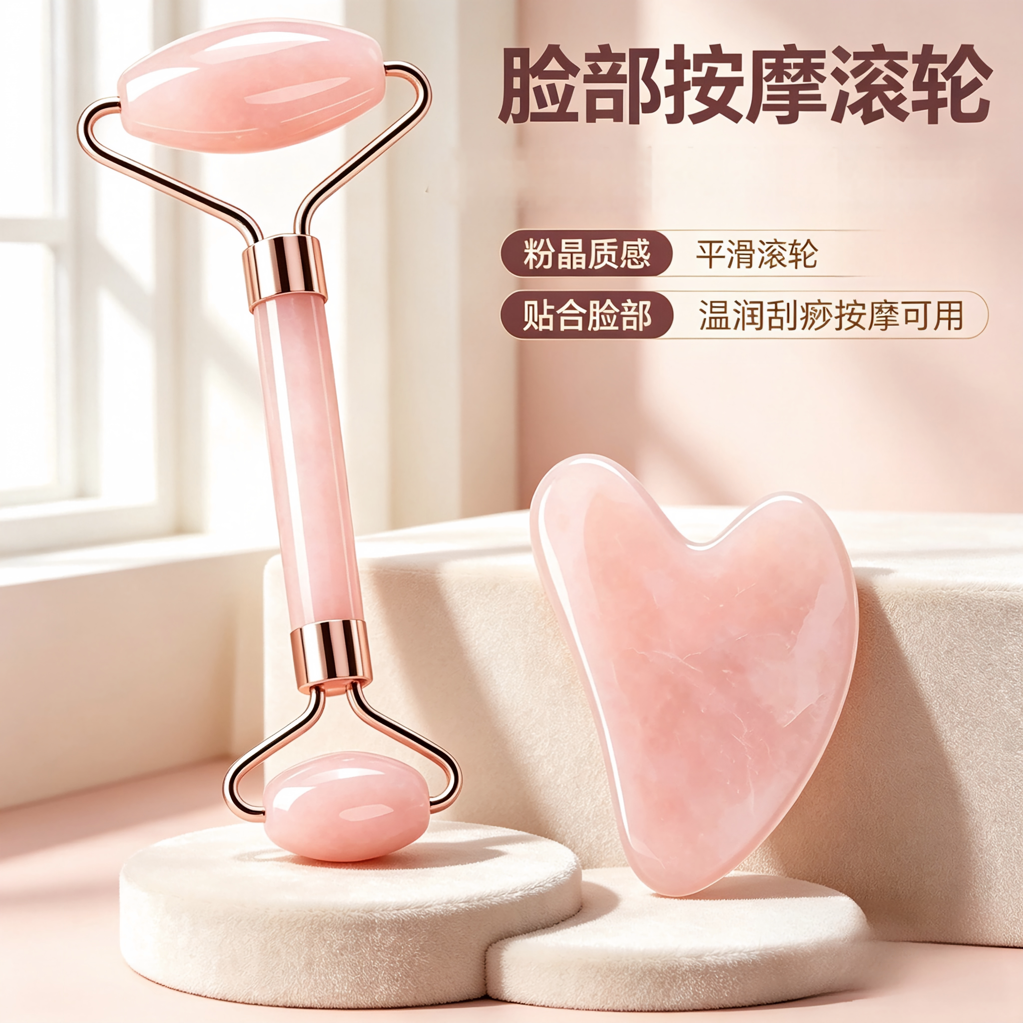 面部滚轮按摩器刮痧提拉按揉刮板图片