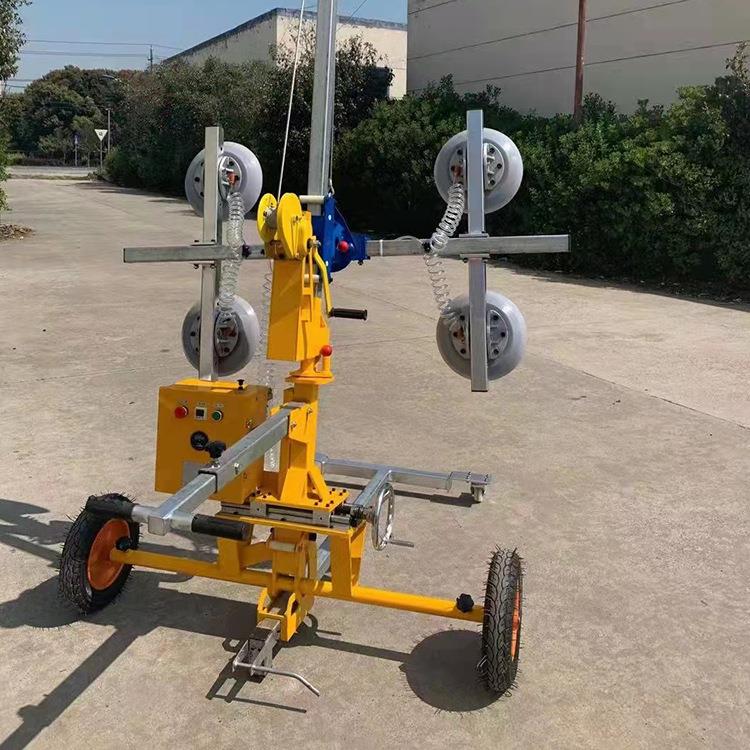 手动电动半电动玻璃吸盘 板材移动升降搬运推车 手推式真空吸盘