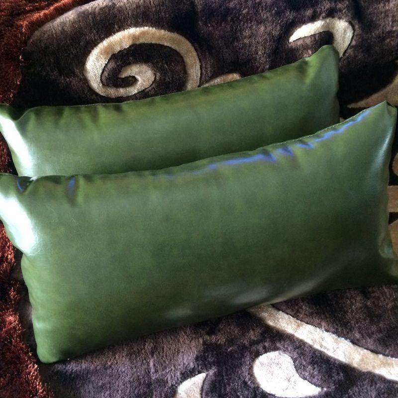 特惠包邮 皮抱枕 简约纯色墨绿色办公室沙发汽车皮质靠垫网咖酒吧,居家布艺,靠垫/抱枕,淘宝优惠券,粉丝福利购,淘宝优惠卷