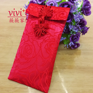 创意织锦缎通用红包袋千元利是封新年结婚万元大礼金袋