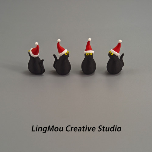 你不想拥有一只可爱的圣诞小猫吗