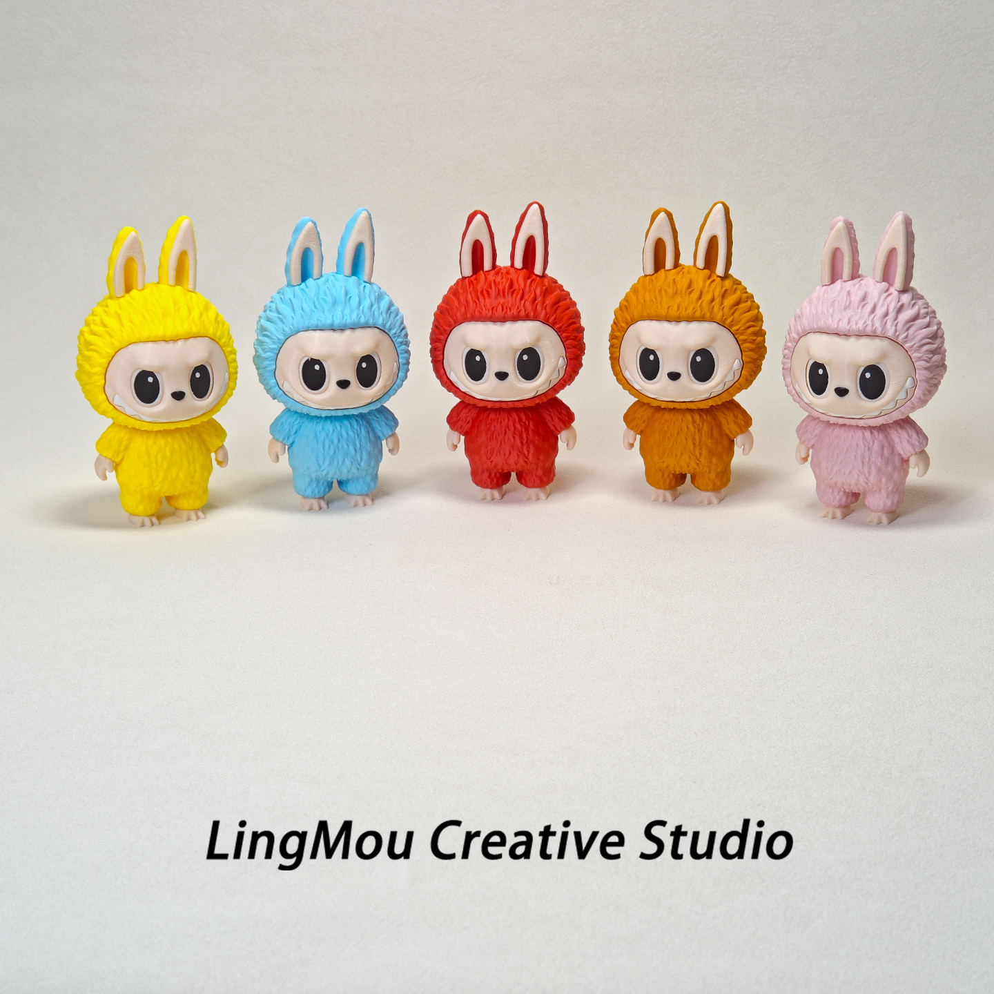 3D打印labubu质感潮玩摆件礼物