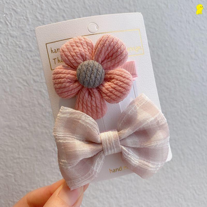 宝宝小发夹包布刘海夹儿童夹子不伤发婴儿头饰女童发饰婴幼儿发卡