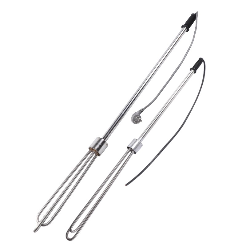 不锈钢油桶d加热器手提式化油豆浆锅电热棒加热管加热棒大功率工