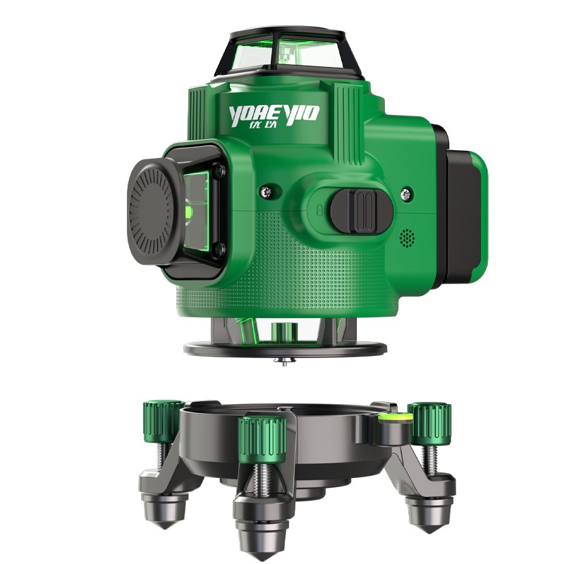 【可拆卸】墙地i两用12线高精度绿光水平仪16线室外强光红外线