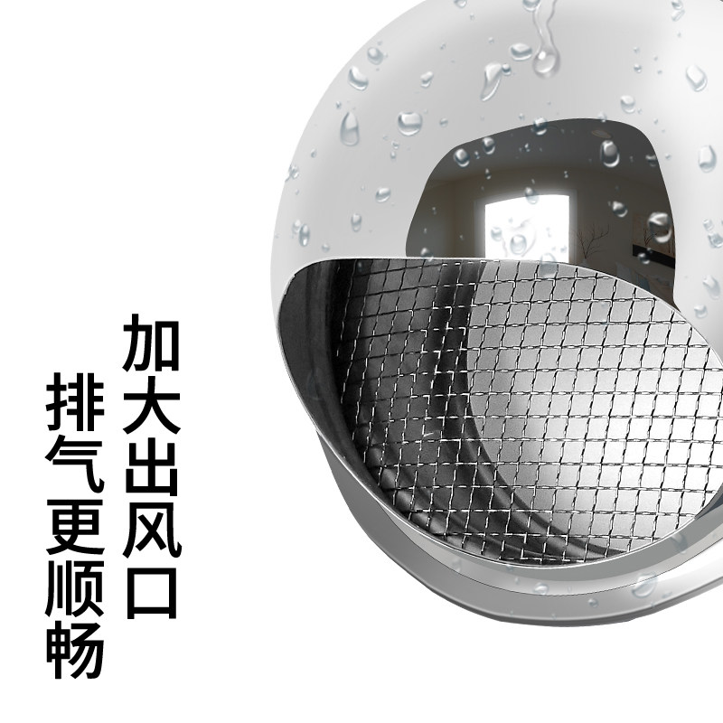 304不锈钢风帽油烟机排烟排y风管外墙出风口通风口防风防雨防鸟罩