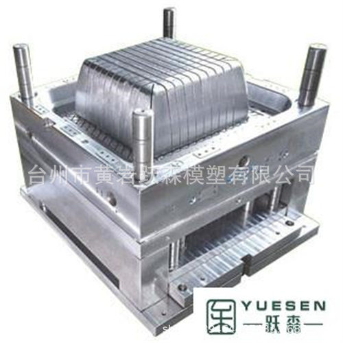 周转箱模具 定制塑料啤酒箱模具 网格周转箱模具