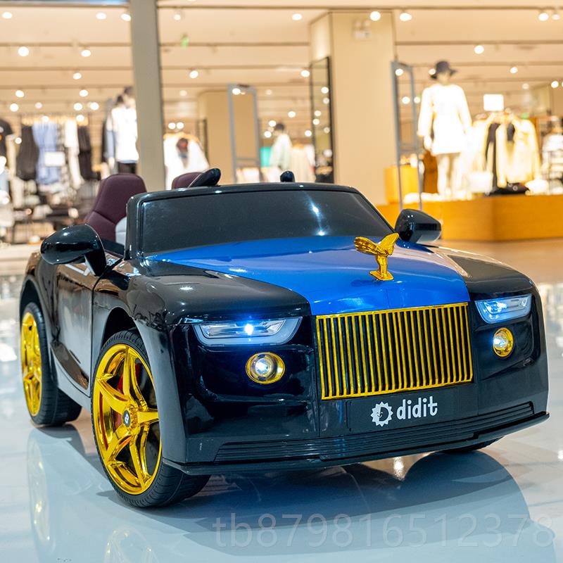 高档劳斯莱斯童汽电动车四轮遥男儿女宝宝小孩控玩具车可坐人四驱