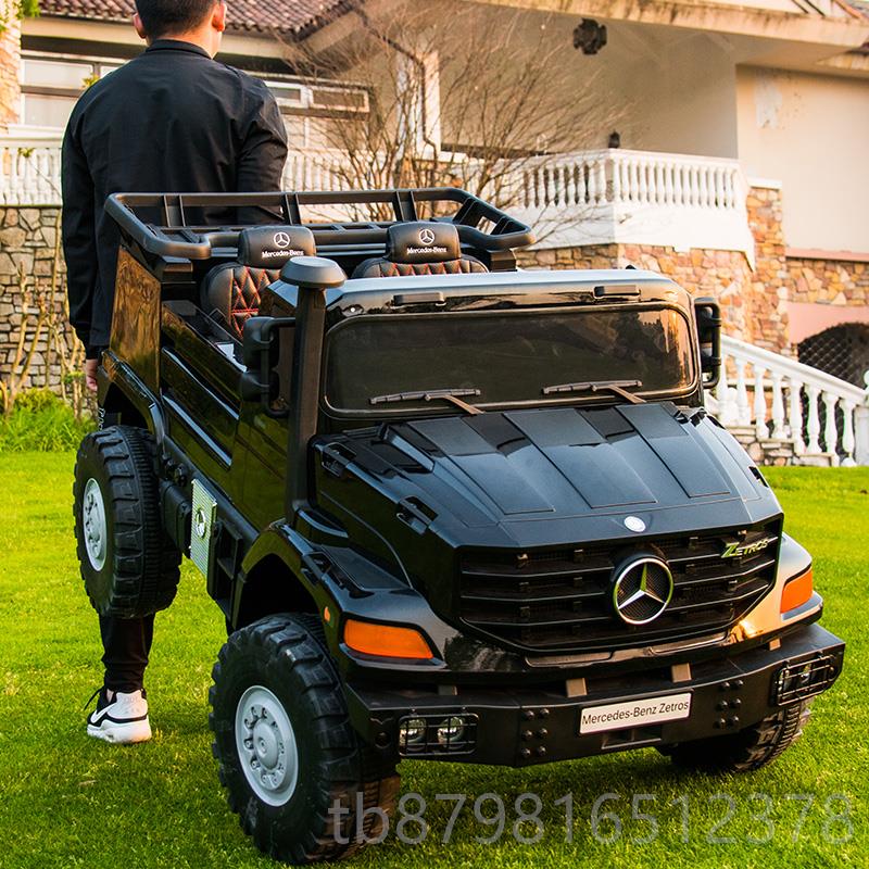 高档奔驰儿童电动车人四轮驱双可坐大人汽车遥座4控小孩亲子大G越
