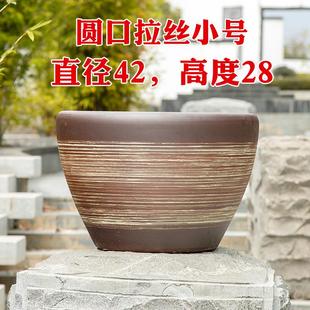 高档德镇陶瓷金盆鱼缸养荷花莲花龟锦鲤睡莲缸乌特大号水缸庭院景