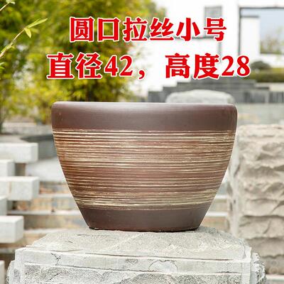 高档德镇陶瓷金盆鱼缸养荷花莲花龟锦鲤睡莲缸乌特大号水缸庭院景