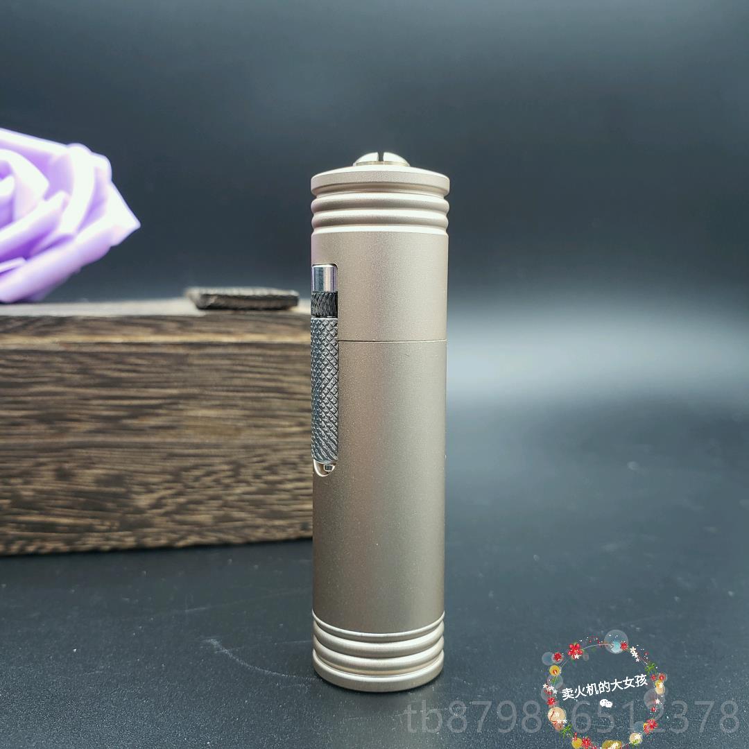 高档弗拉米多复刻纯铜工打火机 老手式古董机 砂煤侧滑铝款烟轮油