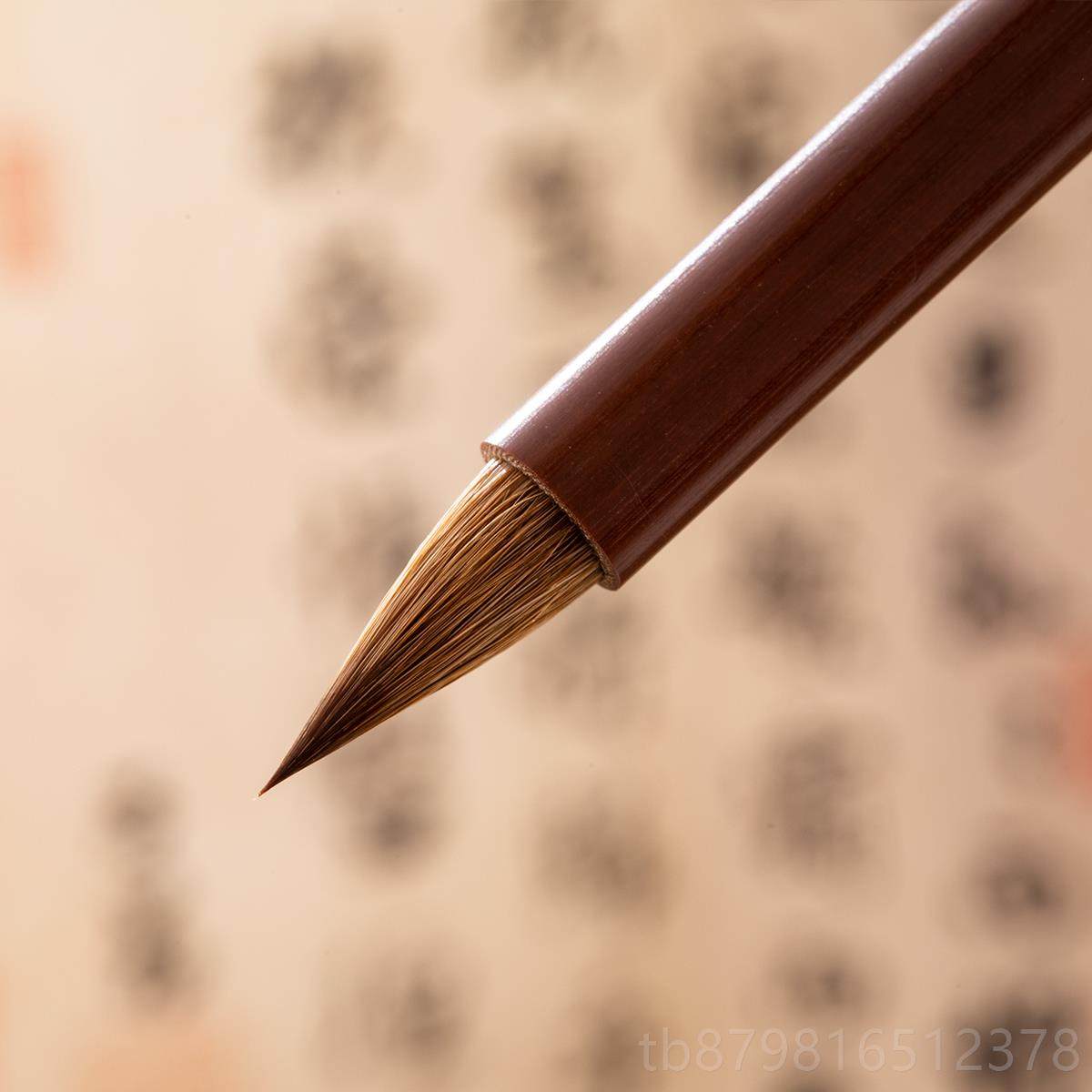 高档锦文房纯狼蒜头鸡距笔楷南毫风魏晋瑟唐小毛笔专业级书法练习,文具电教/文化用品/商务用品,毛笔,淘宝优惠券,粉丝福利购,淘宝优惠卷