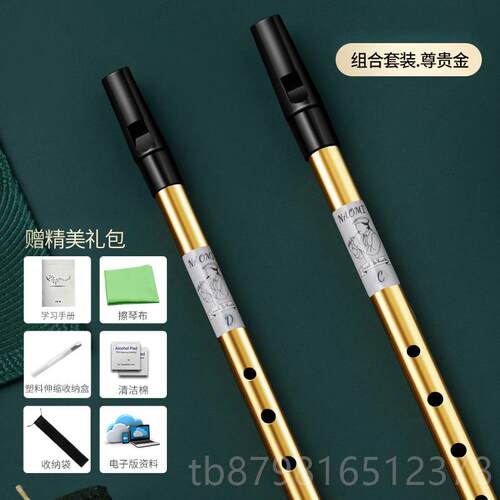 高档美国NAOMI爱尔兰哨笛 音初学者入六竖孔笛C调D门调高直笛锡笛
