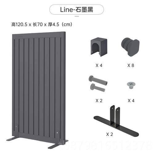 高档 takemehom进新办式口现代移动房间隔断分割餐厅公室屏风床头