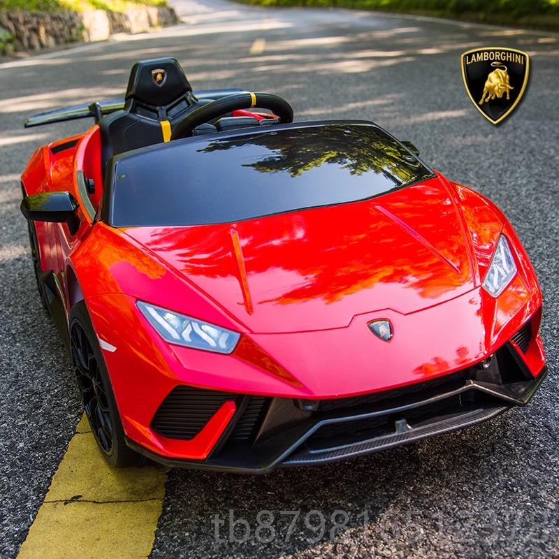 高档兰基尼儿童电动车遥控四轮具玩跑汽车可坐人宝宝博婴儿车子网