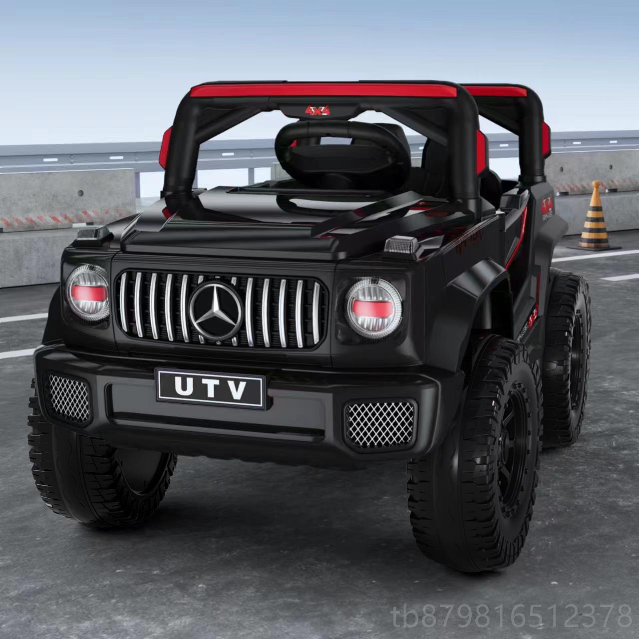 高档儿电动车四轮带遥控童宝宝汽男女车小玩具车可坐人四驱越孩野