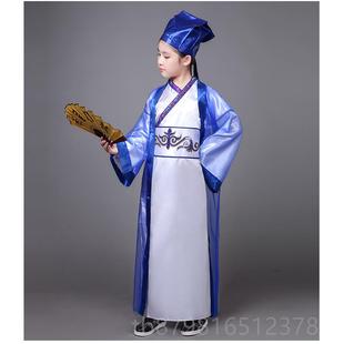 高档汉服男童国国学服中风古童装书童装三字经弟服子规儿演出服小