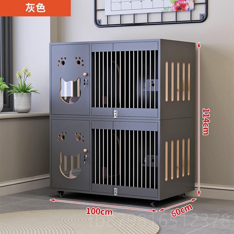 高档猫别空超大店间豪华猫笼子宠物猫舍猫屋家墅用室内猫窝猫柜