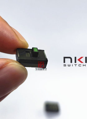 日本NKK SS12SDP2LF SS-12 超微型发光滑动开关 2档 绿色灯