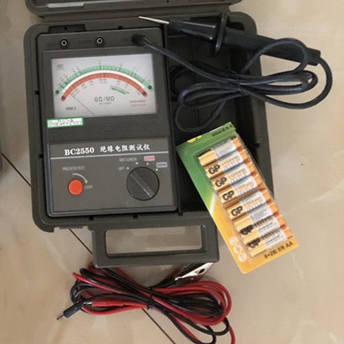 厂家直销BC2550 指针式绝缘电阻测试仪绝缘电阻测试仪数字兆欧表