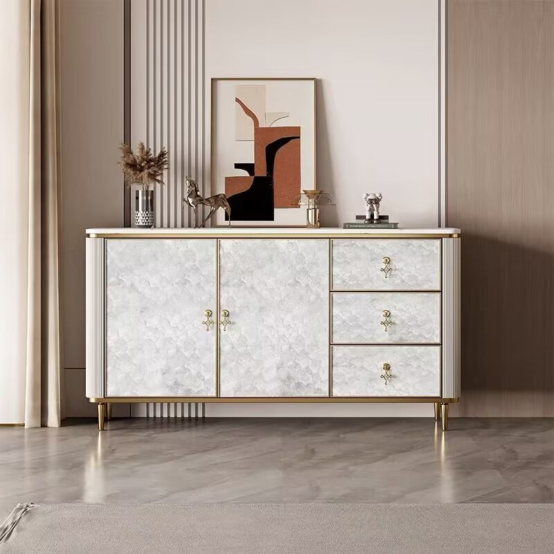 美式轻奢贝壳玄关柜高级感入户门厅餐边柜现代简约靠墙储物柜斗柜,模玩/动漫/周边/娃圈三坑/桌游,文化/体育周边,淘宝优惠券,粉丝福利购,淘宝优惠卷