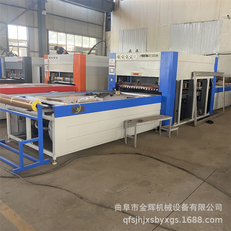 茶几面吸塑机厂家 橱柜门底上加温真空覆膜机 木门正负压吸塑机