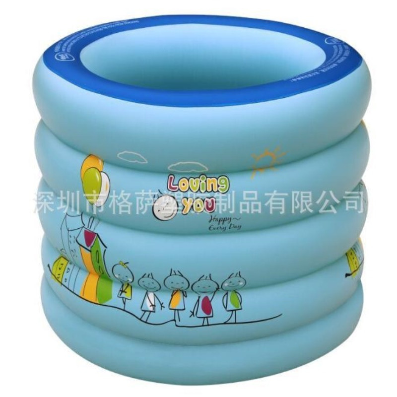 BSCI验格萨pvc充气圆形水池  三管水池  方形水池 可折叠水池