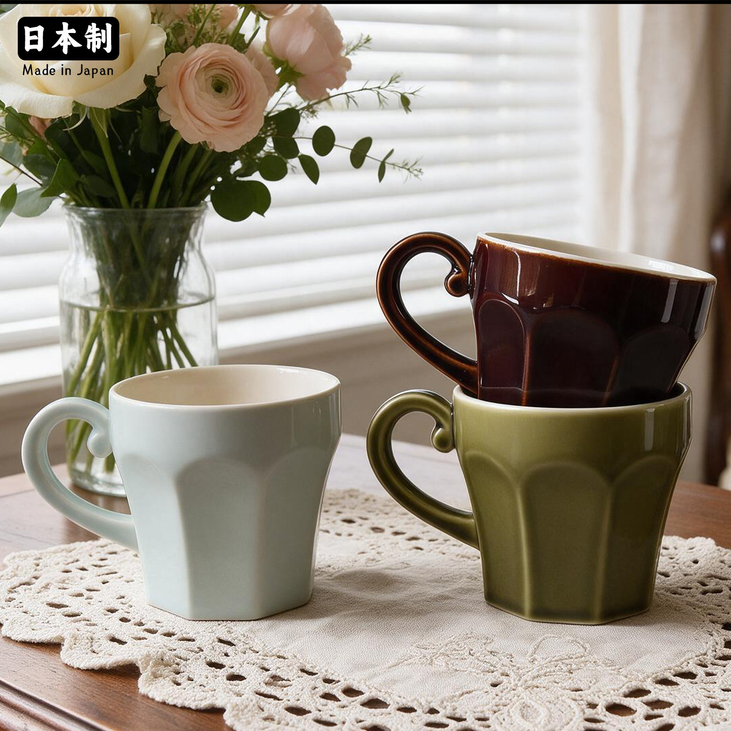 studiom陶瓷杯马克杯日本进口图片