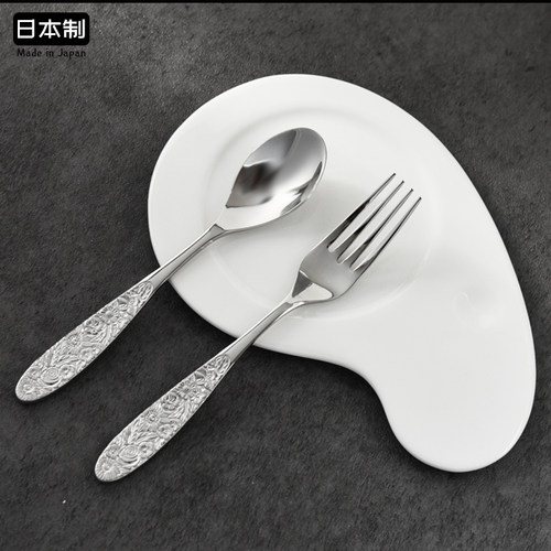 日本燕振兴餐具饭勺餐叉水果叉