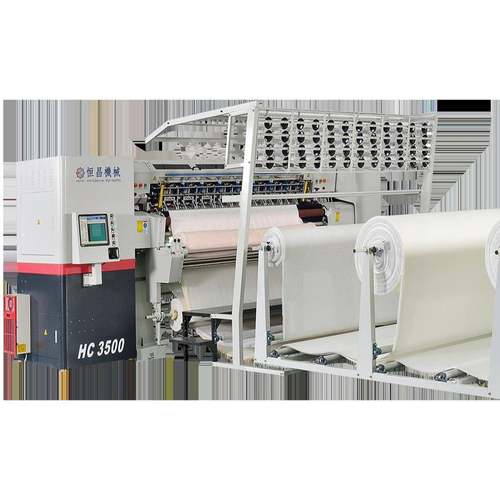 恒昌销售电脑绗缝机工业使用床垫面料无梭多针绗缝机