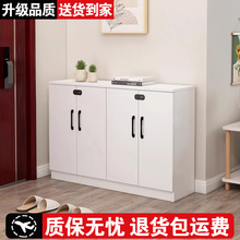 鞋柜家用入户门口玄关柜带密码锁室外电梯口多层木质收纳柜储物柜