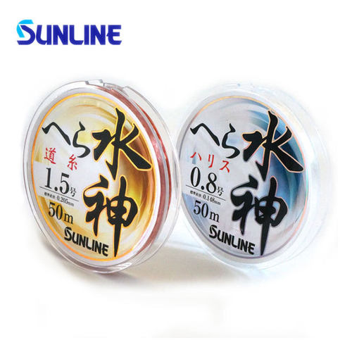 子线十大名牌野钓专用桑濑sunline水神尼龙线50米道系子系钓鱼线