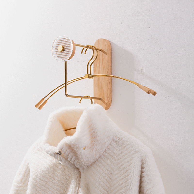 家用放凉晾衣架收纳架整理壁挂式免打孔神器阳台墙上卧室衣柜架子