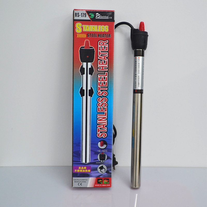 Heating rods日胜鱼缸加热棒不锈钢恒温迷你加温棒RS-139/179/189