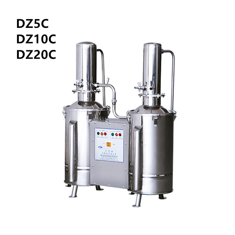 DZ20C不锈钢电热重蒸馏水器 DZ10C蒸馏水器 DZ5C不锈钢蒸馏水器