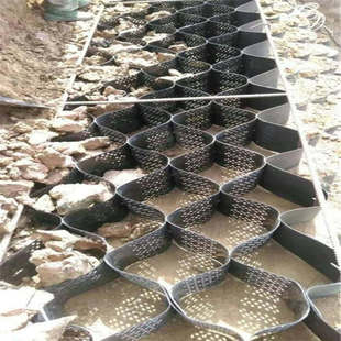 陡坡防滑拍护坡三维立体土工格室蜂窝状土工格室HDPE土工格室现货