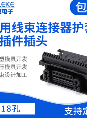 国产 18孔 车用线束连接器护套  接插件插头 18芯护套 2112780-9