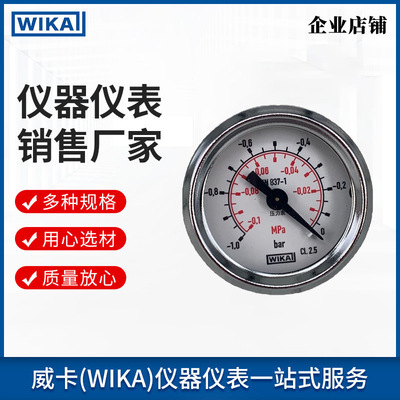 威卡波登管压力表111.12.040轴向安装 仪器仪表压力表