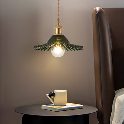 北欧餐厅灯现代简约玻璃吊灯创意饭厅餐桌吧台床头灯具