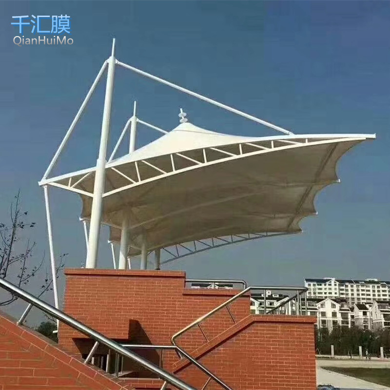 厂家直销汽车棚停车棚遮阳篷雨蓬膜结构家用防雨户外棚简易停车库