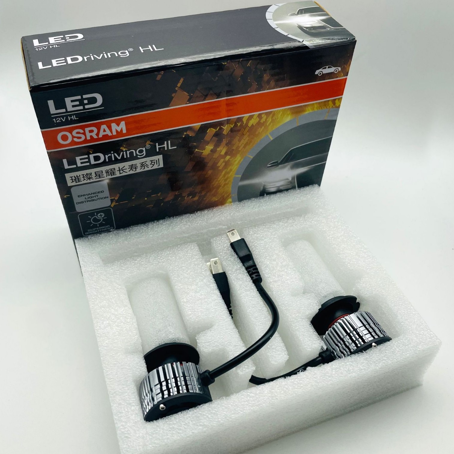 欧司朗璀璨星耀长寿系列LED H1H4H7H8H11H16 HB3HIR2汽车灯泡9012