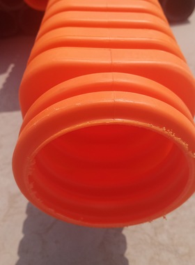 河北霸州mpp双壁波纹管黄色管聚丙烯单壁波纹管橙色HFB波纹电力管