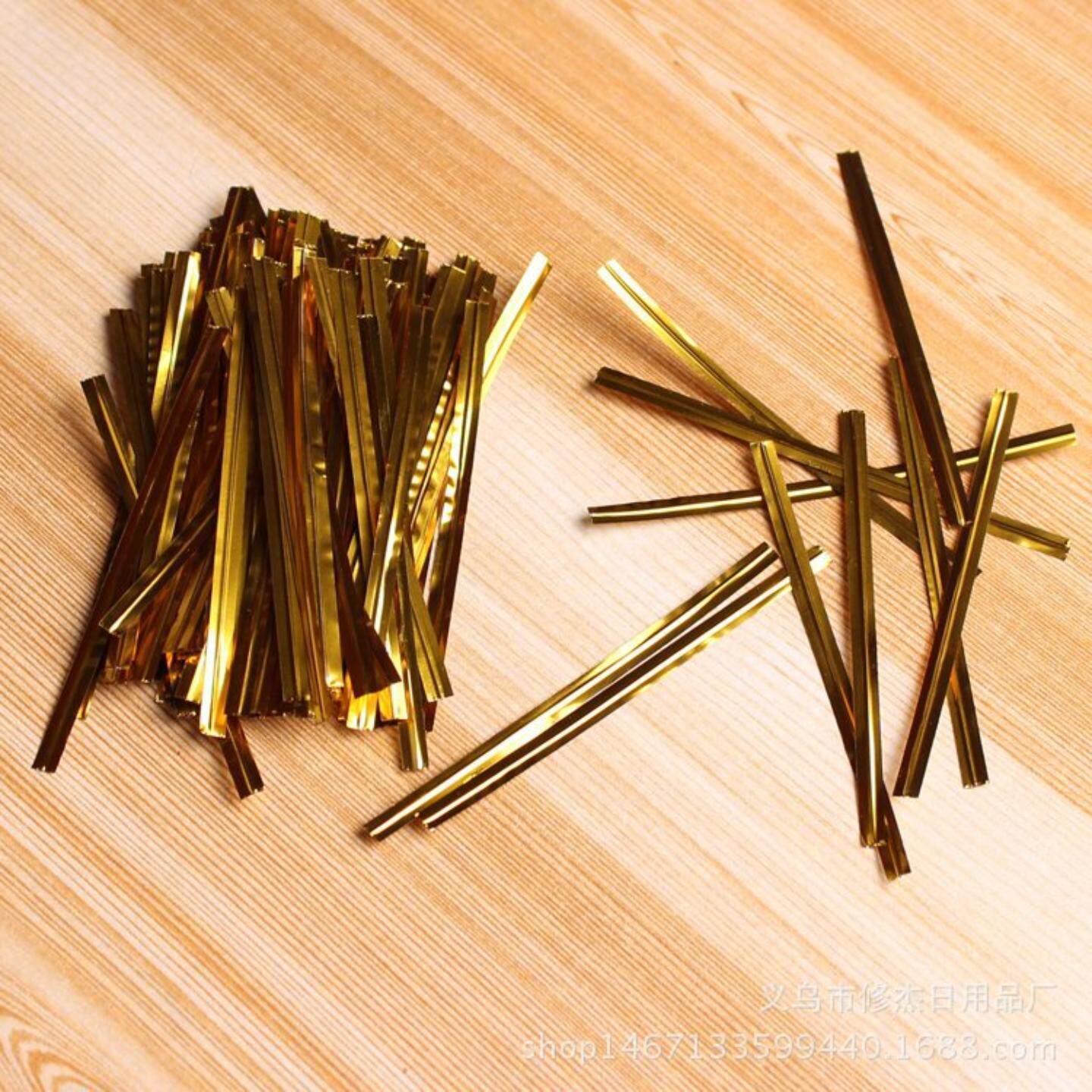 婚庆喜糖盒请帖配件礼品包装封口铁丝喜庆婚宴用品封口贴